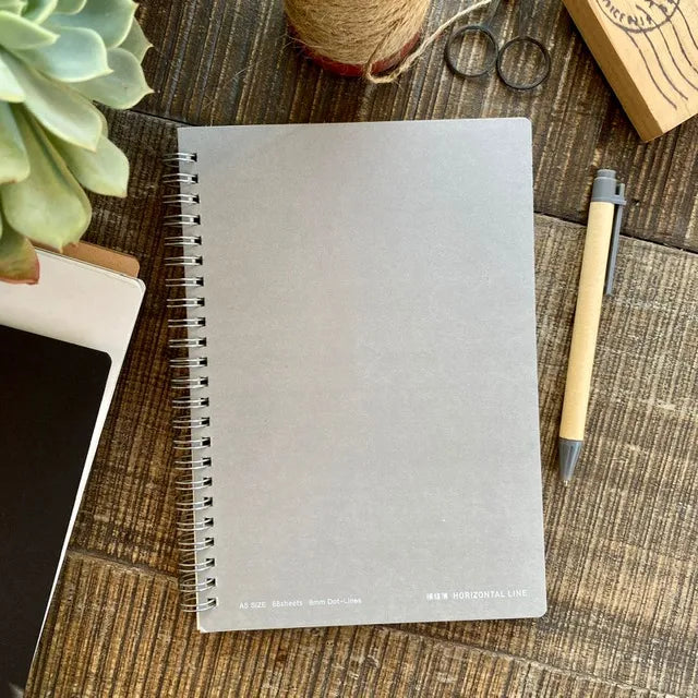 Cuaderno espiral gris