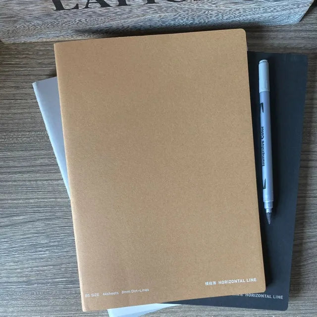 Cuaderno grande tapa blanda craft
