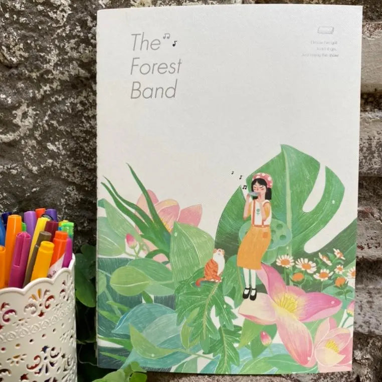 Cuaderno grande forest band armónica