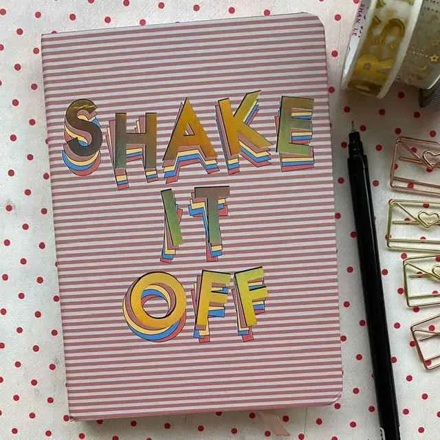 Libreta S tapa dura frases shake it off