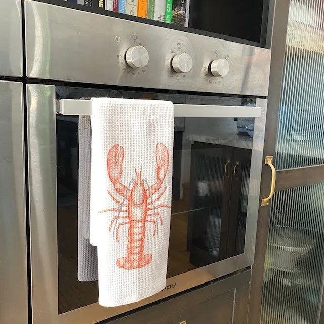Paño de cocina langosta naranja