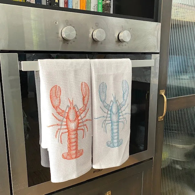 Paños de cocina blancos impresos