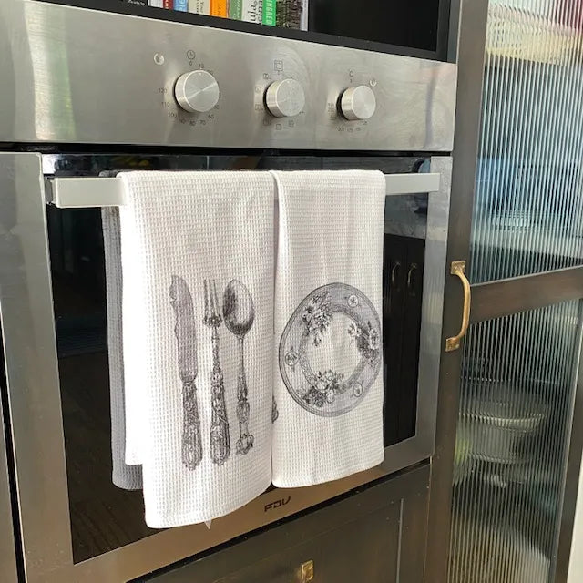Paños de cocina blancos