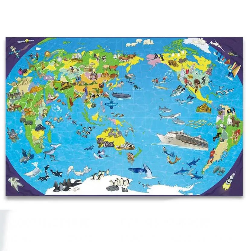 Puzzle mil piezas mundo