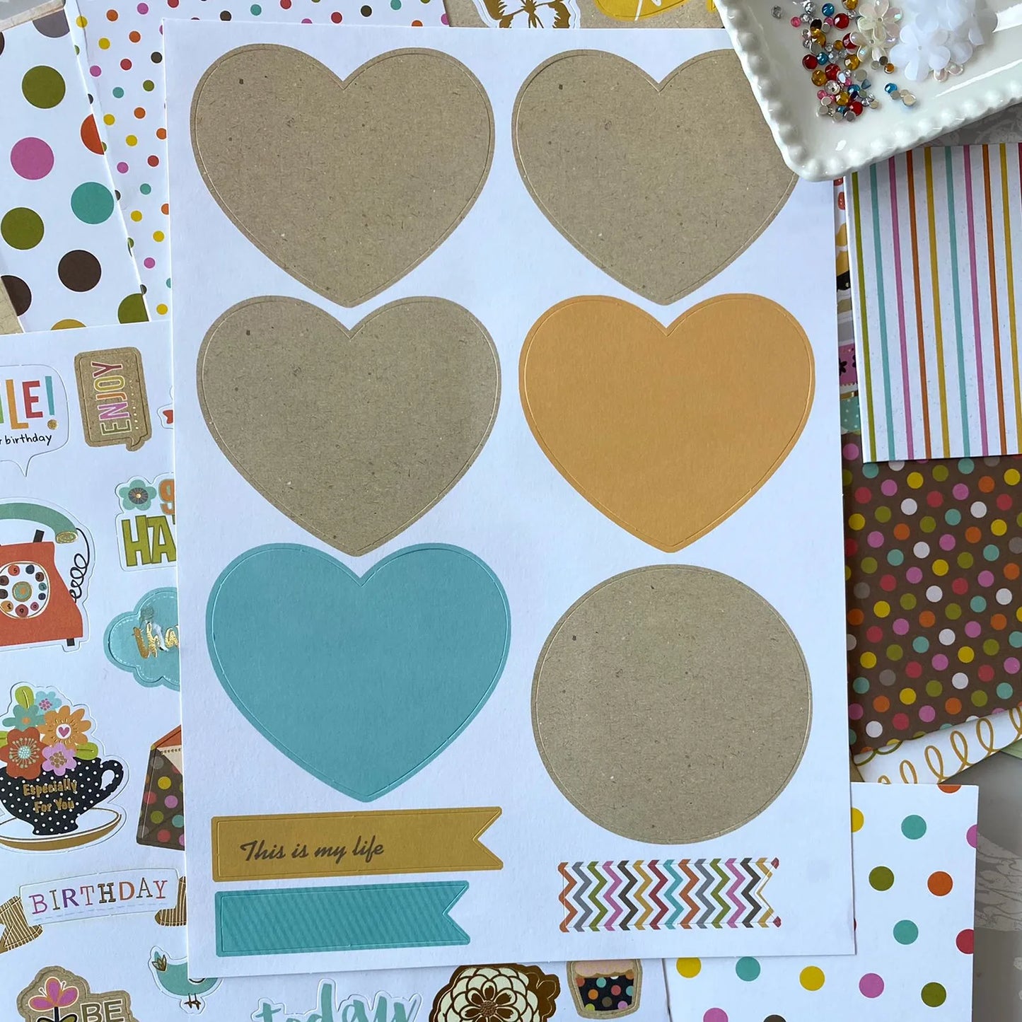 Set para armar tarjetas