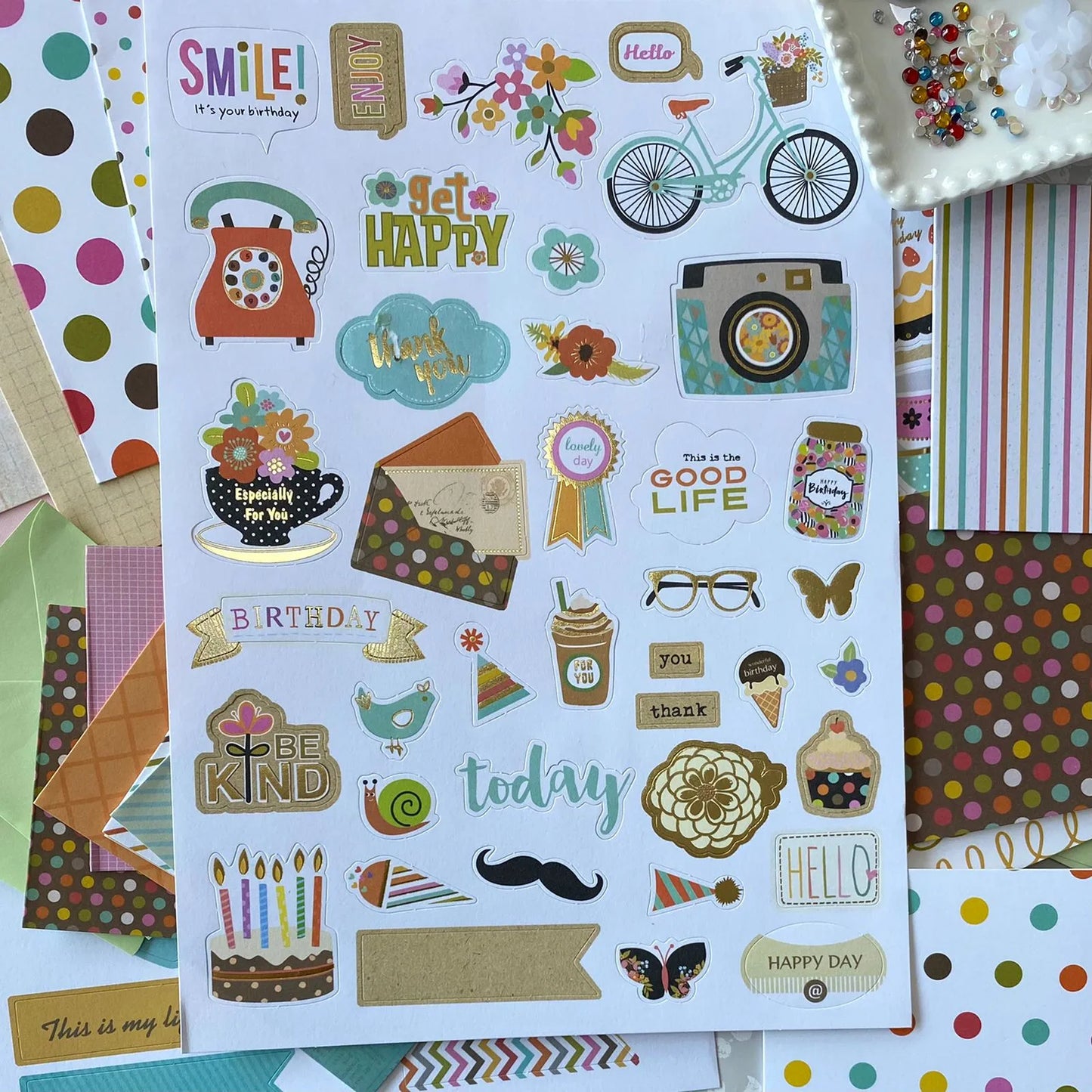 Set para armar tarjetas
