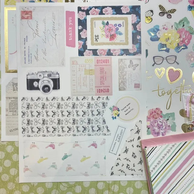 Set para hacer tarjetas líneas