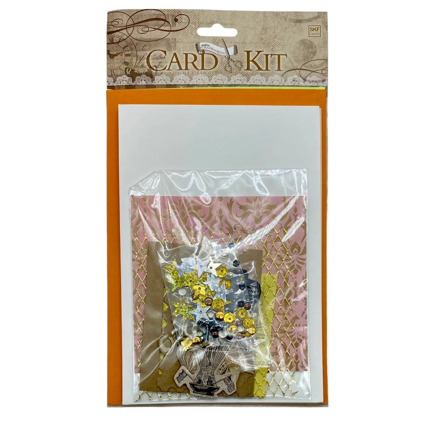 Set para hacer tarjetas M naranjo