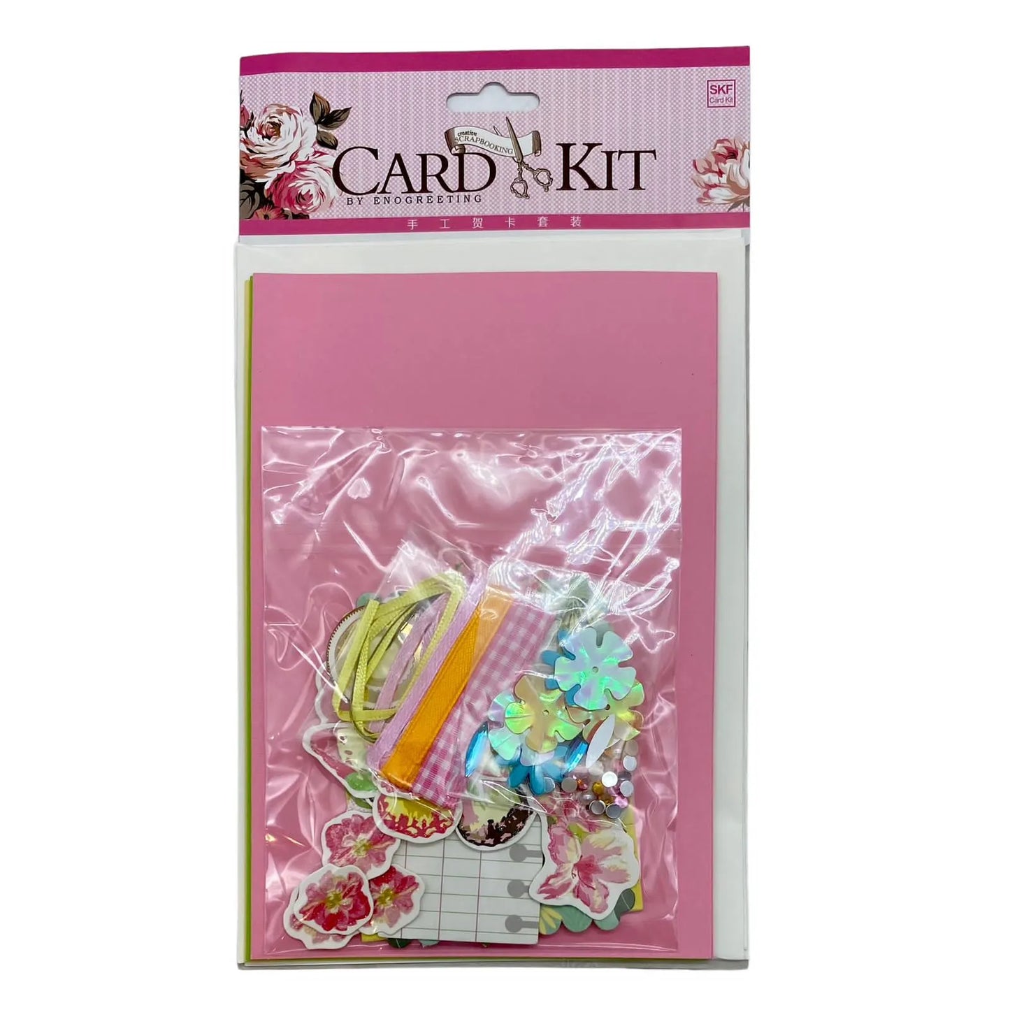 Set para hacer tarjetas M rosado