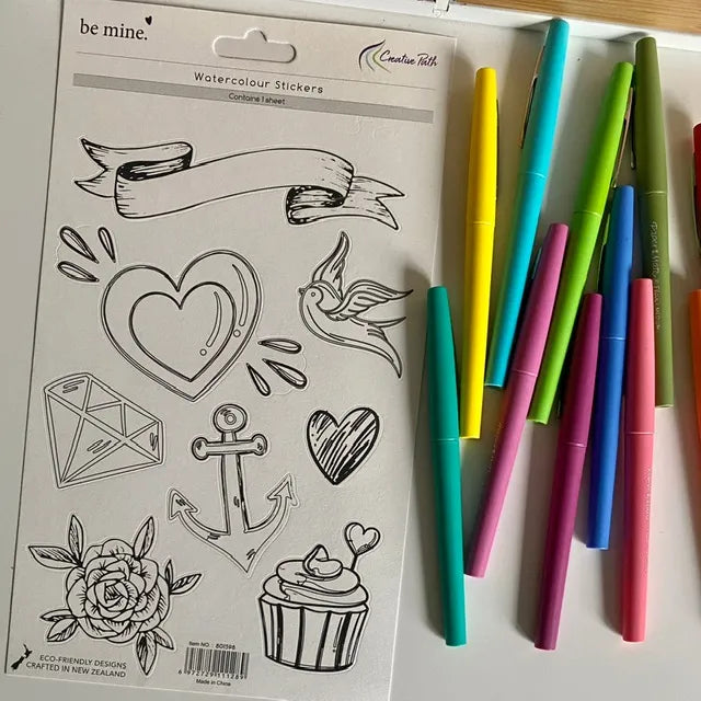 Stickers para pintar
