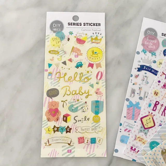 Stickers hello baby