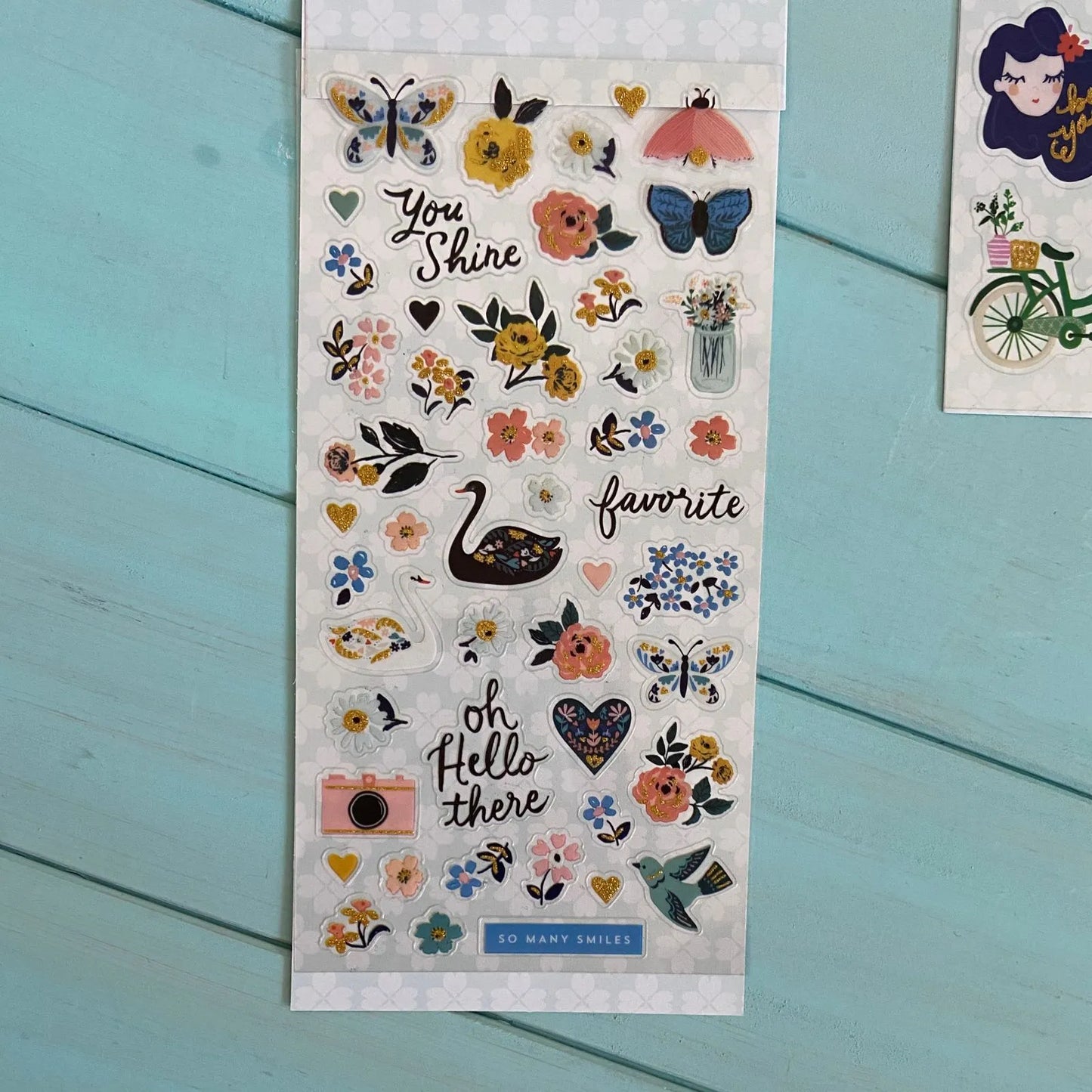 Sticker fashion mariposa