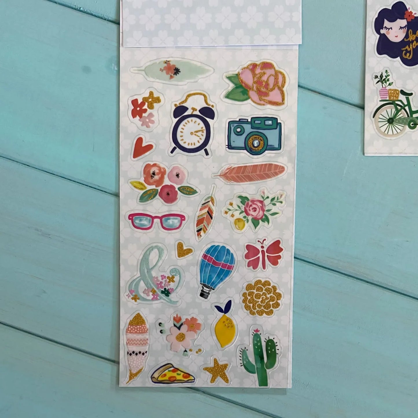 Sticker fashion reloj y cámara