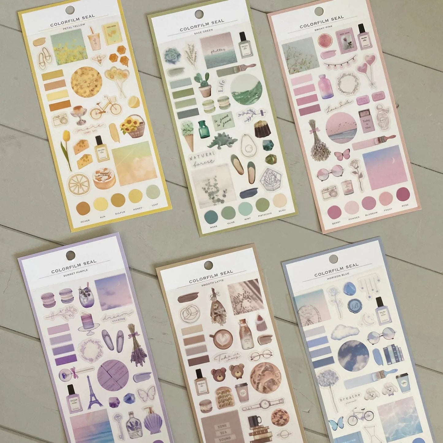 Sticker pantone