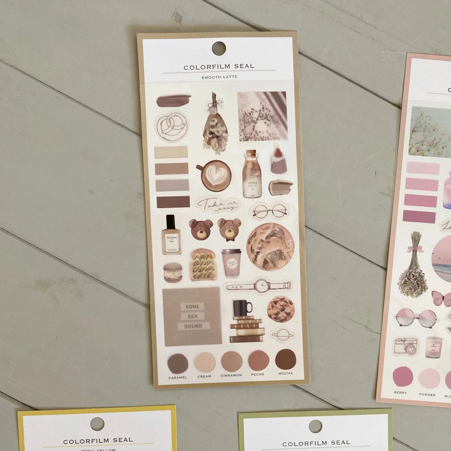 Sticker pantone café