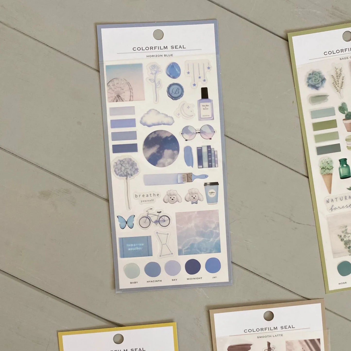 Sticker pantone celeste