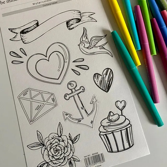 Stickers para pintar