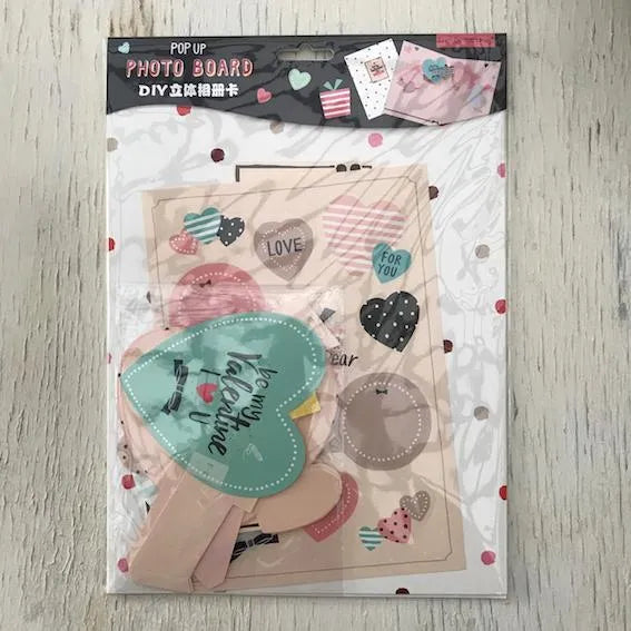 Tarjeta para armar happy valentine
