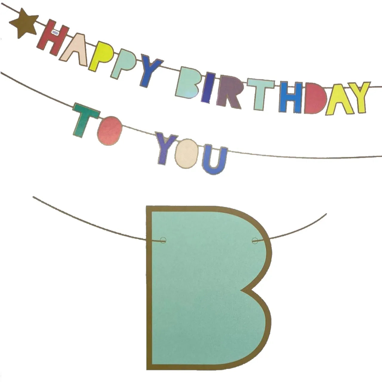 Banderin Happy birthday to you