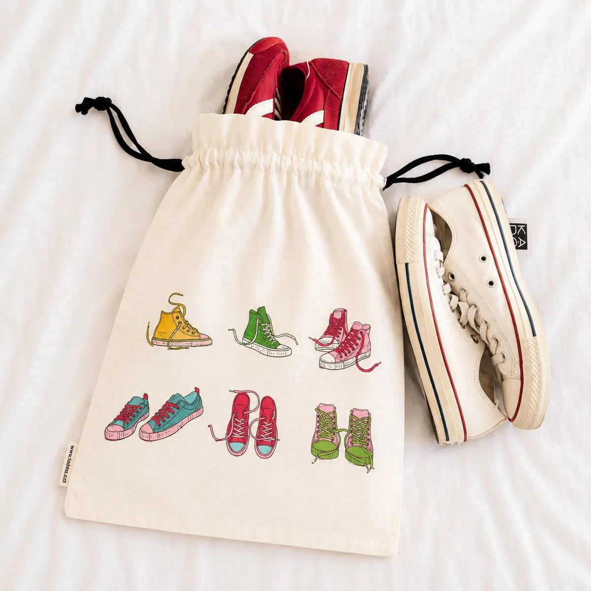 Bolsa zapatos estampada