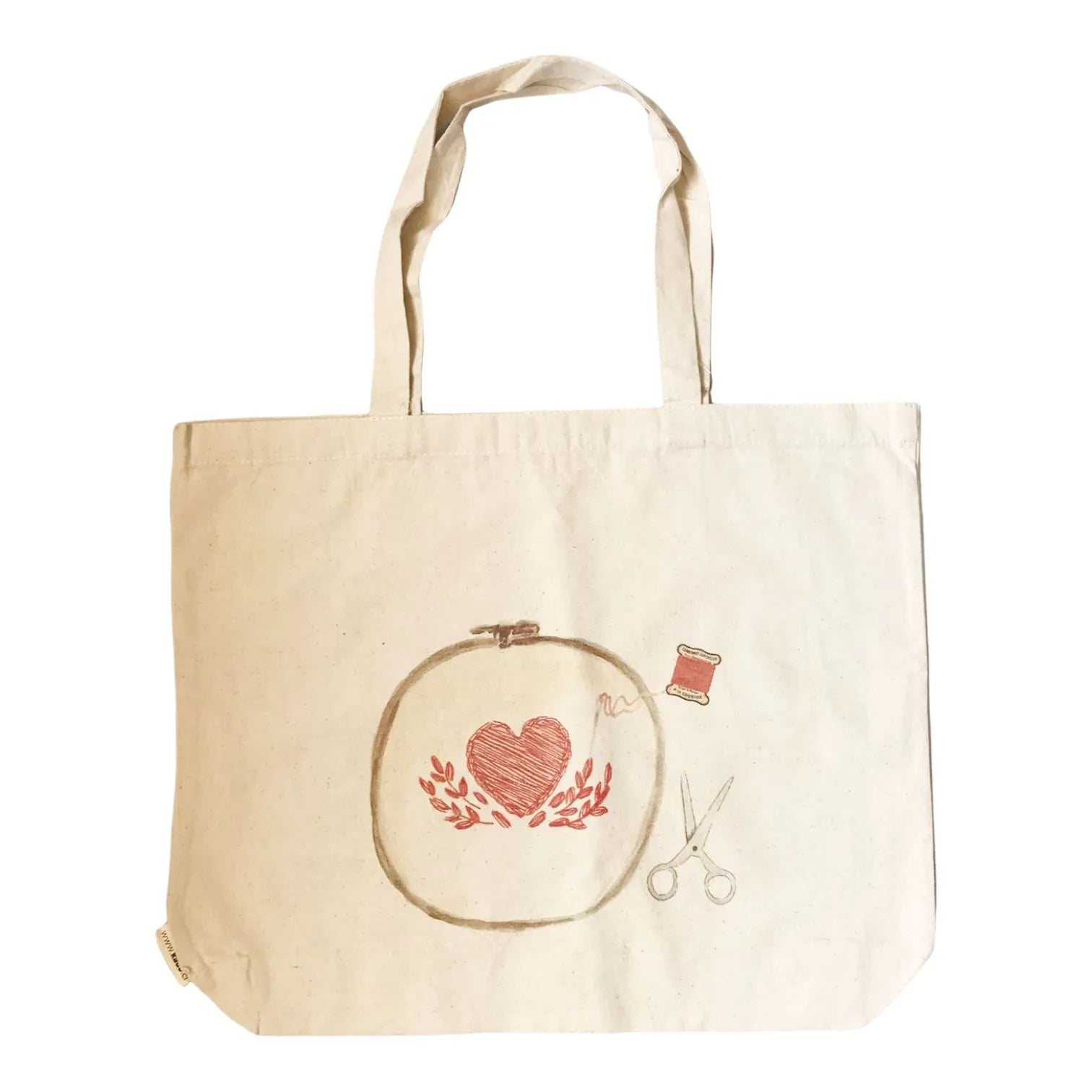 Bolso de algodón bastidor
