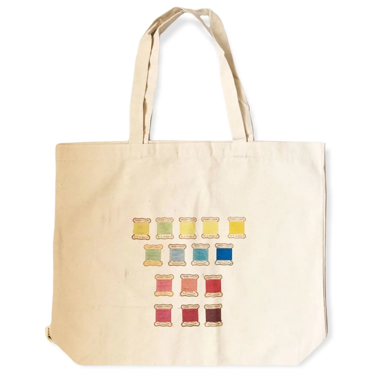 Bolso de algodón hilos colores