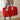 Bolso de viaje hule estampado XL Rojo lunares