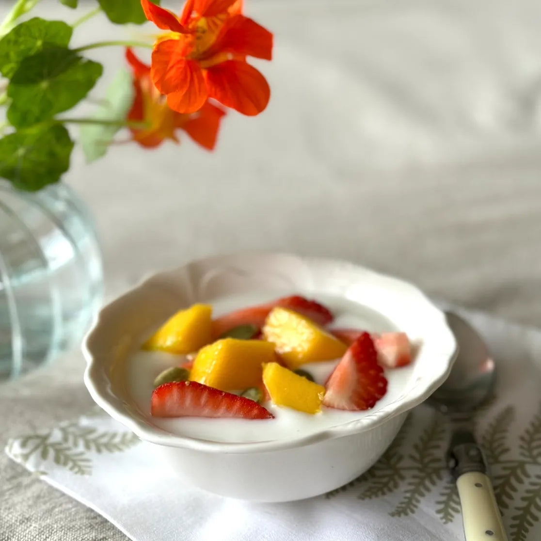 Bowl S flor relieve