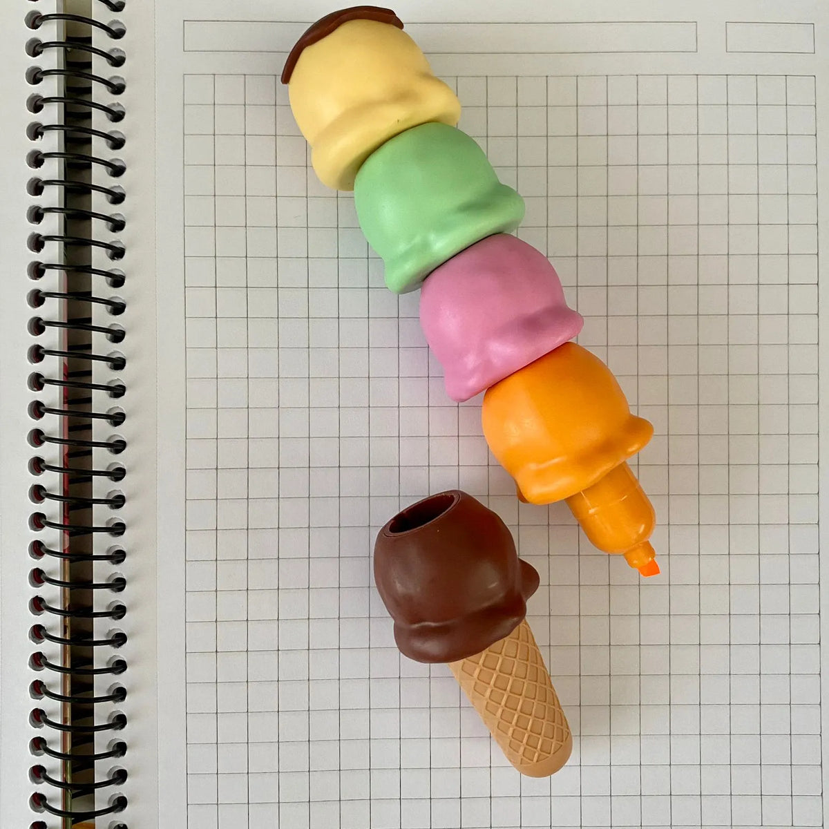 Set destacadores helado