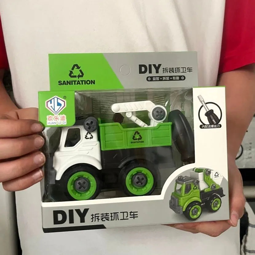 Camioncito verde reciclaje