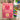 Cuaderno M flores troquelado Rosado corazón