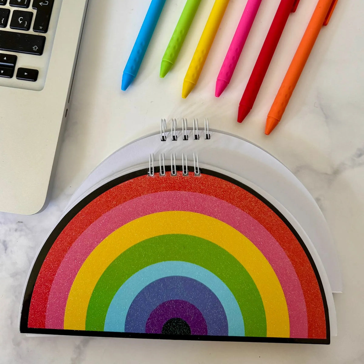 Cuaderno espiral arcoíris