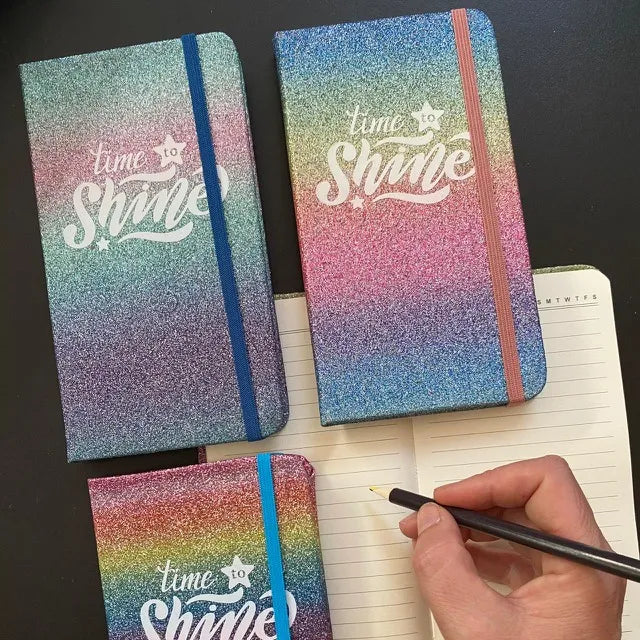 Cuaderno brillante colores
