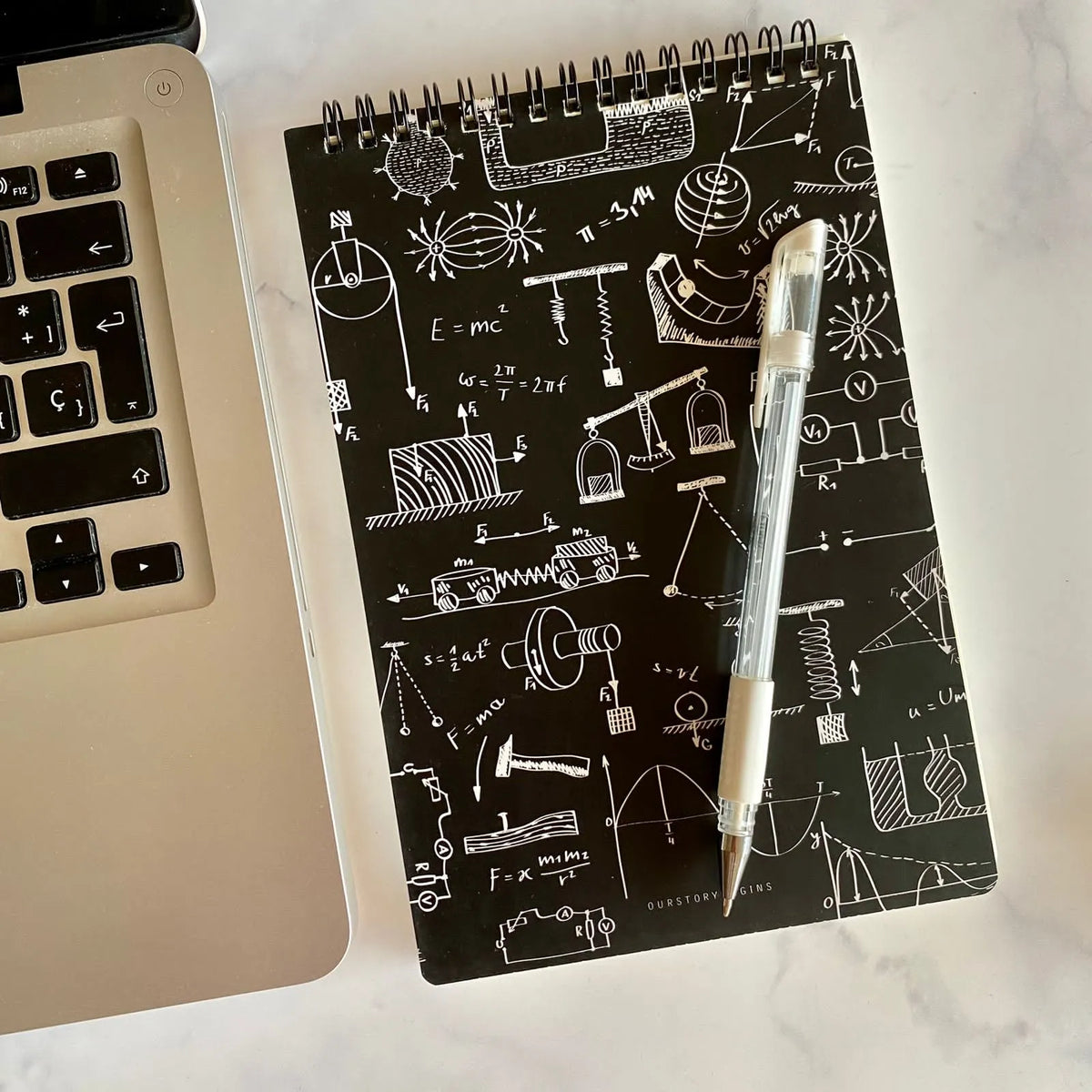 Cuaderno espiral M fórmulas