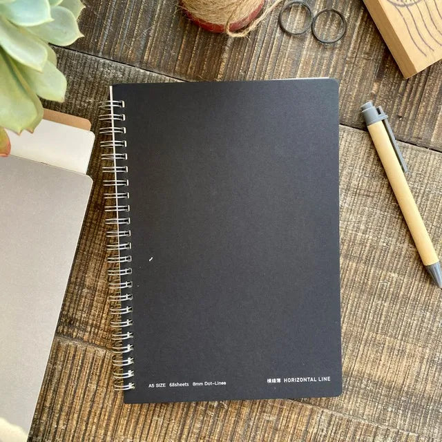 Cuaderno espiral negro