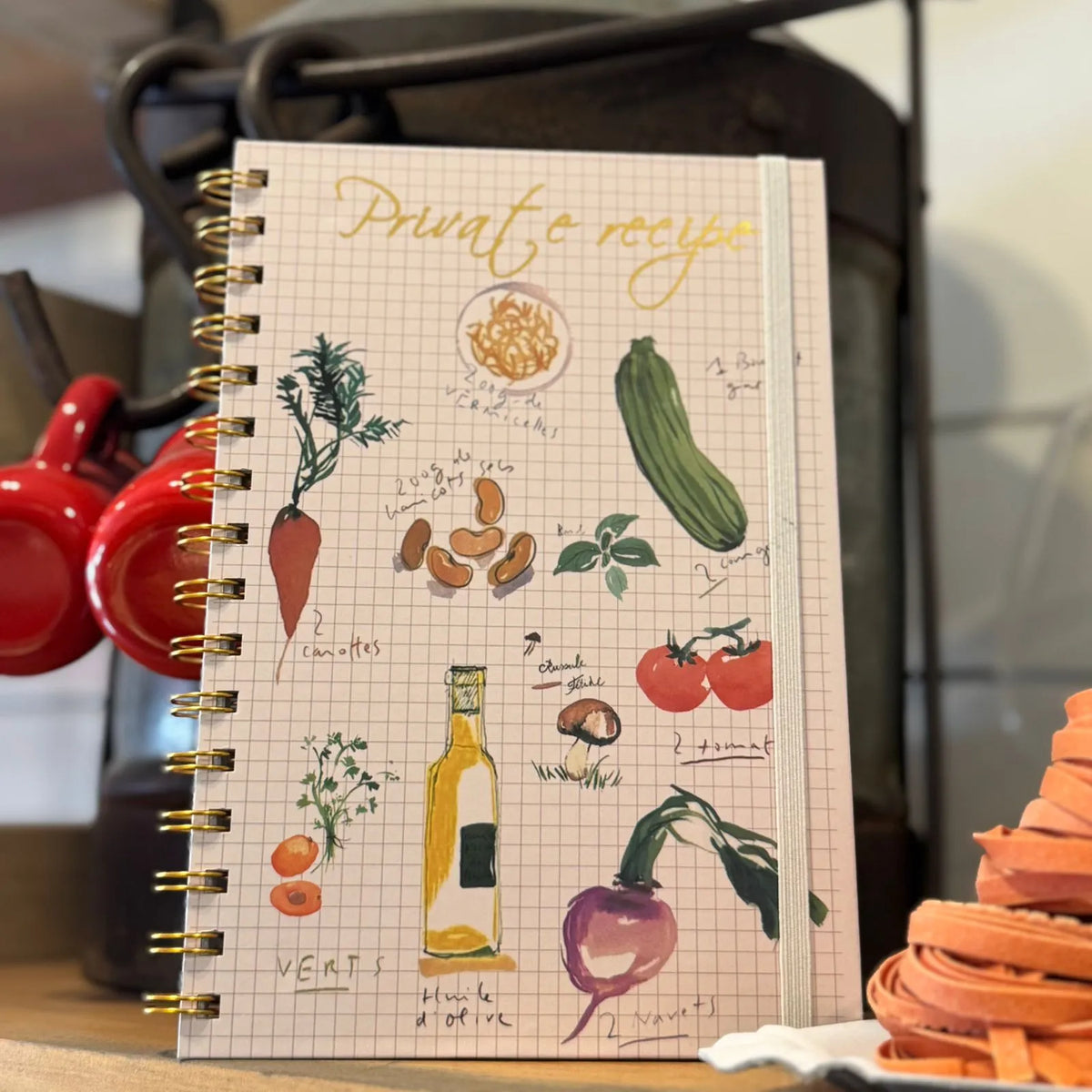 Cuaderno espiral recetas