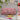 Estuche estampado hule tubular M rosado florcitas