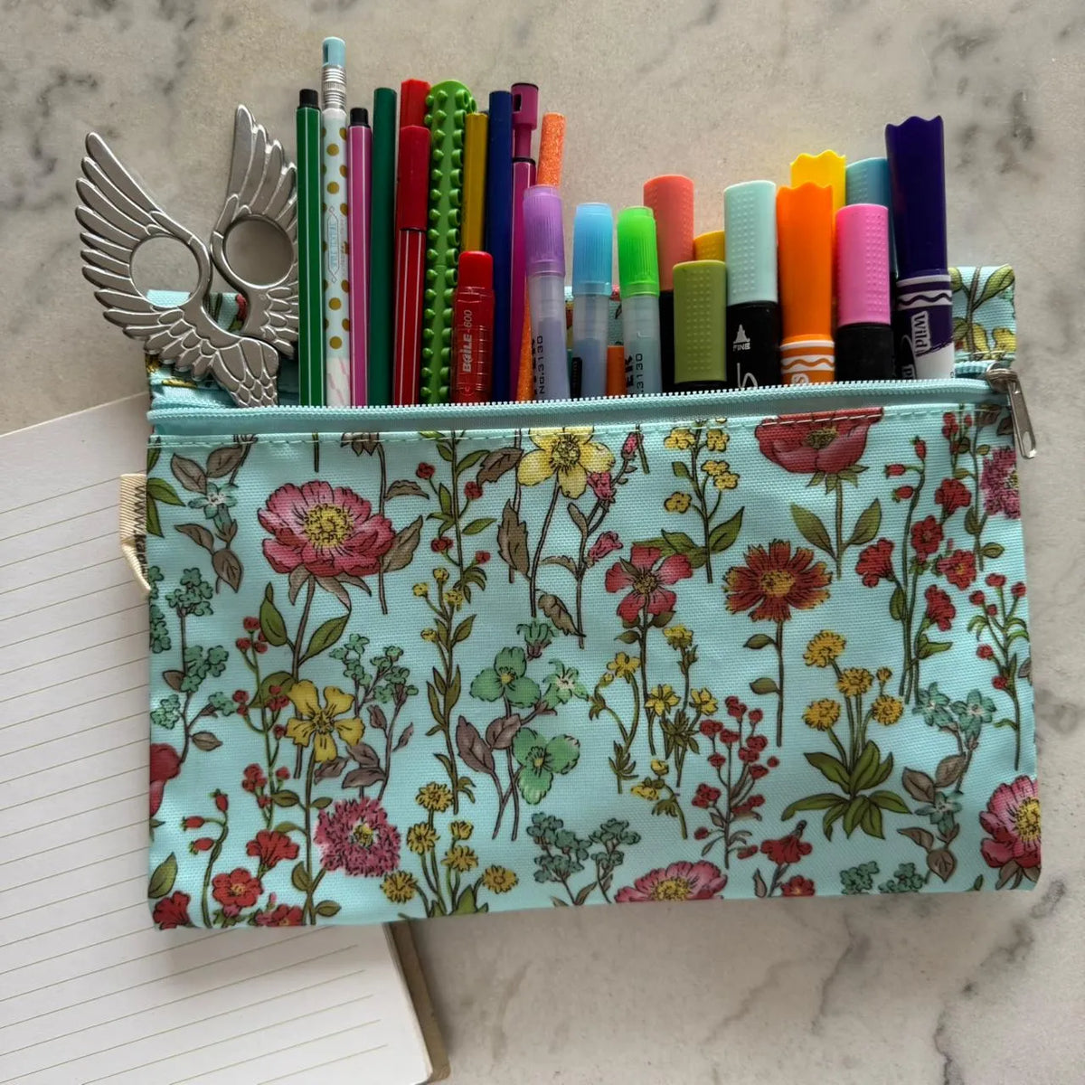 Estuche plano hule estampado