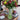 Florero de vidrio rayas