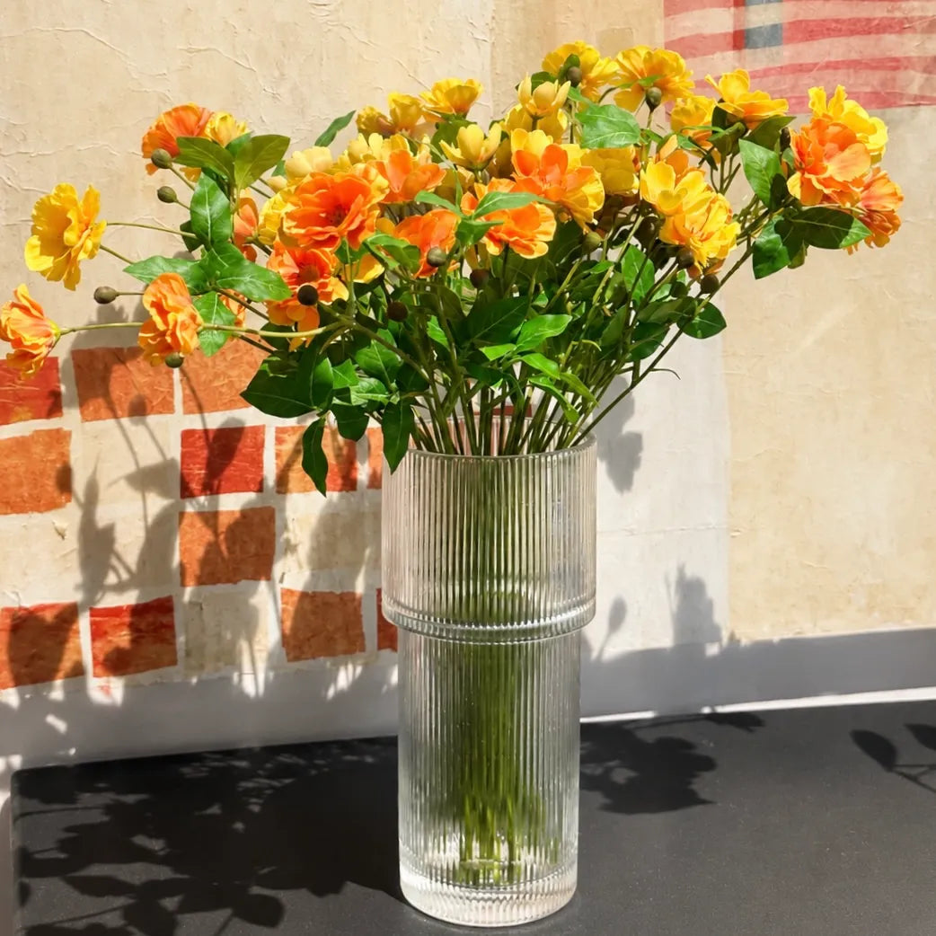 Florero rayitas geométrico