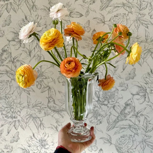 Florero gajos blonda