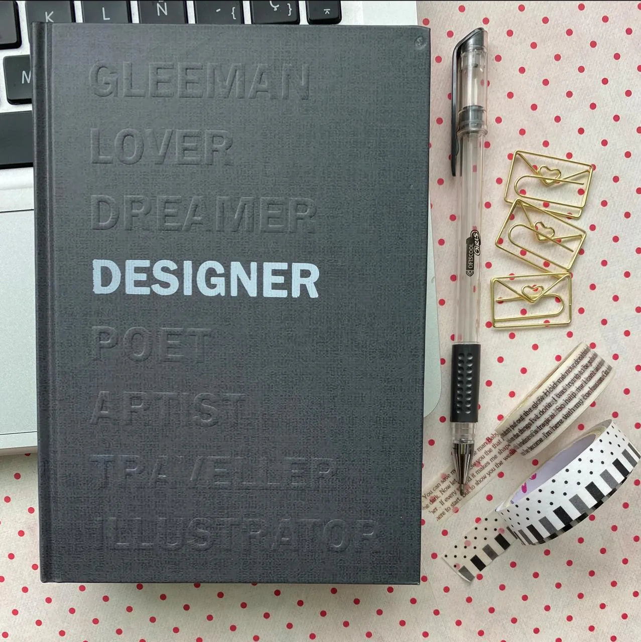 Libreta tapa dura profesiones designer