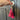 Llavero tres pompones cuerina bicolor fucsia y burdeo