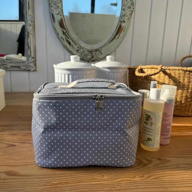 Necesair rectangular hule estampado