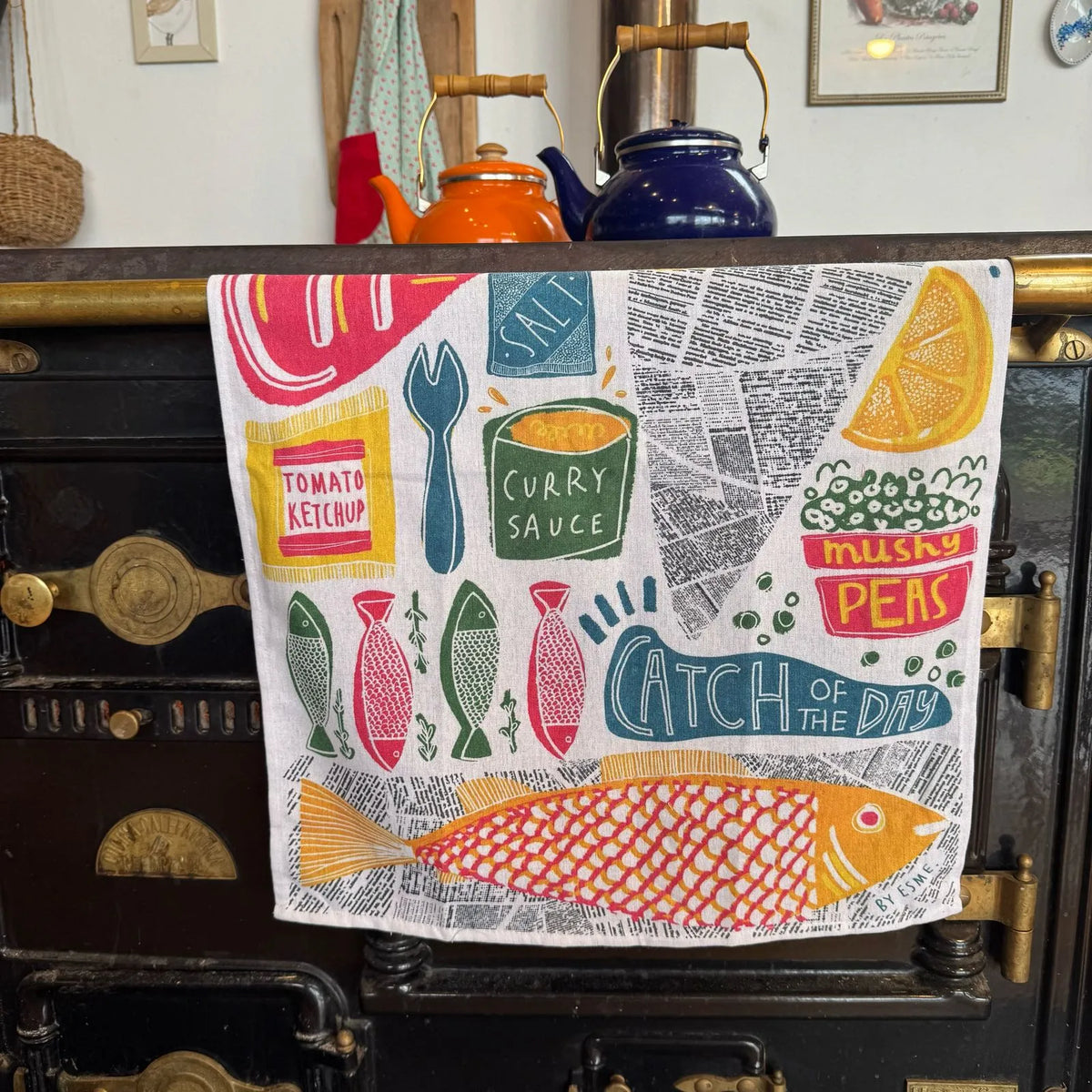 Paño de cocina estampado
