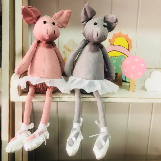 Peluche chanchita bailarina