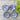 Platito redondo XS azul pintado