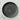 Plato M opaco negro rayitas
