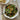 Plato hondo L blanco diseño hoja