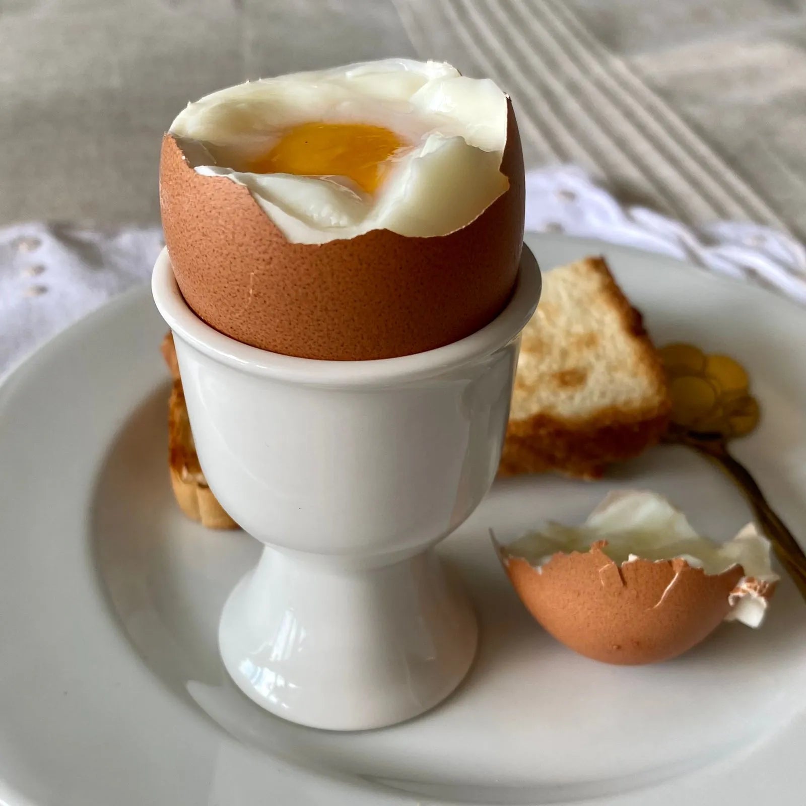 Porta huevo cerámica